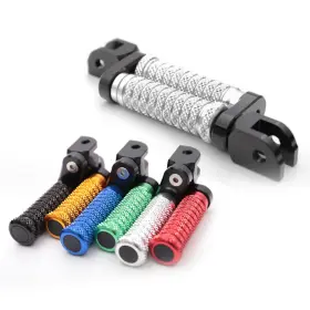 Mc1fpfg82m25bkpolepnw23306 Fastmotosport 25mm Adjustable Front Foot Pegs Pole For America Carb 02 03 04 05 06 07