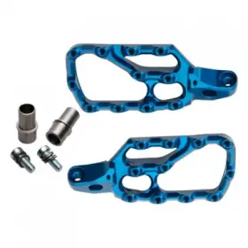 2103420005 Fastway Motorcycle Foot Pegs Kit Blue