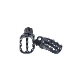 22-4-001bks Fastway Evolution Air Footpegs - Pegs Only Black Standard