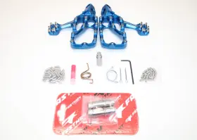 22-4-017bls Fastway 22-4-017bls/22-3-5531s Ext Motorcycle Foot Pegs Kit Blue-22-4-017bls/22-3-5531s