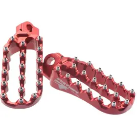 22-adv-102rds Fastway Adventure Footpegs - Pegs Only Red