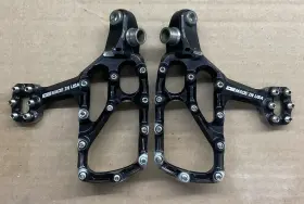 Fastway 810146124030 Ext Footpegs 6mm Down And Back With Fit Kit Ktm/husqvarna/gasgas Black