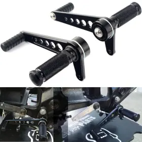 Rsuc-bla-fb-0522 Faybuy Cafe Racer Foot Pegs Footrests For Honda Cb125 Cb350/400/550/650/750 Cx500 Xs750