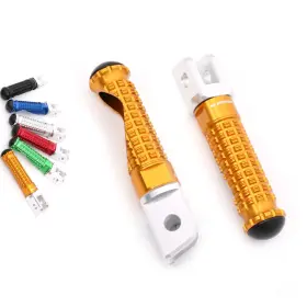Clcrfpfg04simprogdcc7w018 Ffracing Gold Billet Front Footpegs Mpro For Bmw F 800 Gt 12 13 14 15 16 17 18