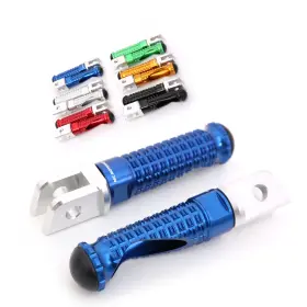 Clcrfpfg102simprobucc7w374 Ffracing Blue Billet Front Footpegs Mpro For Yamaha Stryker 11 12 13 14 15 16 17