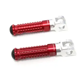 Clcrfpfg15dsimprordcc7w061 Ffracing Red Billet Front Footpegs Mpro For Ducati Monster 696/796 08-12 13 14 15 16 17