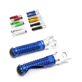 Clcrfpfg16simprobucc7w075 Ffracing Blue Billet Front Footpegs Mpro For Ducati Sportclassic Sport 1000 06 07 08 09