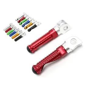 Clcrfpfg22simprordcc7w100 Ffracing Red Billet Front Footpegs Mpro For Ducati 899 Panigale S/r 13 14 15 16 17