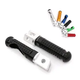 Clcrfpfg25simprobkcc7w114 Ffracing Black Billet Front Footpegs Mpro For Ducati Monster 1200 /s 14 15 16 17 18 19 20