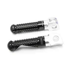 Clcrfpfg25simprobkcc7w118 Ffracing Black Billet Front Footpegs Mpro For Ducati Hypermotard 939 16 17 18