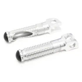 Clcrfpfg25simprosicc7w119 Ffracing Silver Billet Front Footpegs Mpro For Ducati Multistrada 1200 S Mts 10-14 15 16