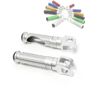 Clcrfpfg33simprosicc7w146 Ffracing Silver Billet Front Footpegs Mpro For Honda Nc700 S/x 12 13 14 15 16