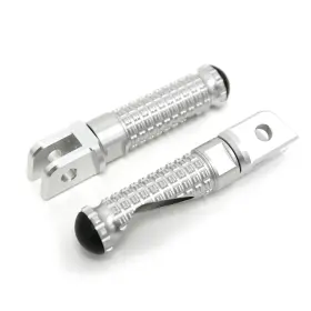 Clcrfpfg40asimprosicc7w183 Ffracing Silver Billet Front Footpegs Mpro For Kawasaki Z900rs Cafe Racer 18-20 21 22 23