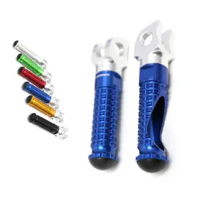 Clcrfpfg40simprobucc7w176 Ffracing Blue Billet Front Footpegs Mpro For Kawasaki Ninja 1000 Sx 12 13
