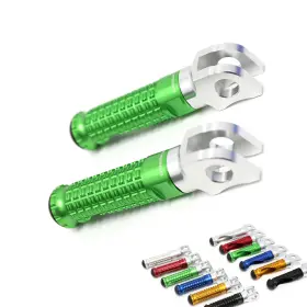 Clcrfpfg40simprogrcc7w178 Ffracing Green Billet Front Footpegs Mpro For Kawasaki Er-6f Ninja 650r 09-12 13 14 15 16