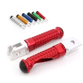Clcrfpfg44simprordcc7w200 Ffracing Red Billet Front Footpegs Mpro For Kawasaki Ninja 300r 13 14 15 16 17