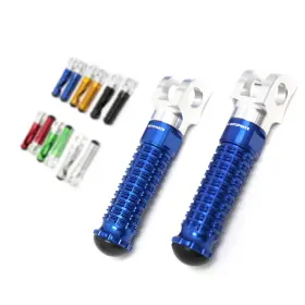 Clcrfpfg45aasimprobucc7w205 Ffracing Blue Billet Front Footpegs Mpro For Kawasaki Versys 1000 12 13 14