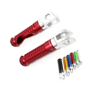 Clcrfpfg50simprordcc7w219 Ffracing Red Billet Front Footpegs Mpro For Kawasaki Zx-10r Ninja 11-14 15 16 17 18 19 20