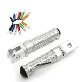 Clcrfpfg98simprosicc7w404 Ffracing Silver Billet Front Footpegs Mpro For Yamaha Mt-03 16 17 18 19 20 21 22