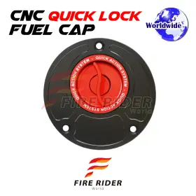 Aarfcedok2bcaprdcl722009 Fireriderworld Red Quick Release Fuel Tank Cap For Kawasaki Z1000 07 08 09 10 11 12 13