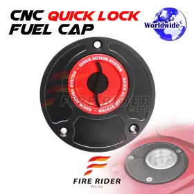 Aarfcedos3bbccaprdcl722021 Fireriderworld Red Quick Release Fuel Tank Cap For Suzuki Dl650 / V-strom 12 13 14 15 16 17