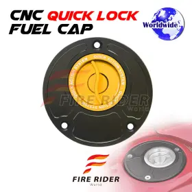 Aarfcedoybcapgdcl722026 Fireriderworld Gold Quick Release Fuel Tank Cap For Yamaha Ypvsf2 Rd350 / Rz350 86