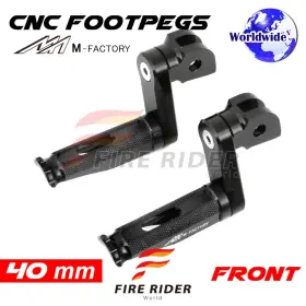 Aarfpfg1240mbkmfpbkcl722002 Fireriderworld 40mm Adjustable Black Rider Foot Pegs Shinobi For Xb9s Lightning 03
