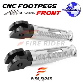 Aarfpfg23bkpolesicl722001a Fireriderworld Cnc Silver Rider Foot Pegs Shinobi For Ducati 900 Super Sport 91 92 93 94 95 96