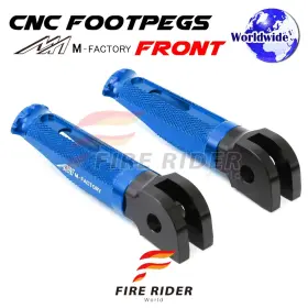 Aarfpfg25bbkpolebucl722008 Fireriderworld Cnc Blue Rider Foot Pegs Shinobi For Ducati Hypermotard 950 /sp 19 20 21