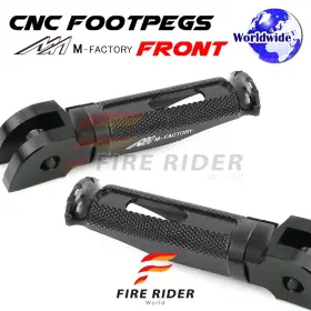 Aarfpfg25bkpolebkcl722005 Fireriderworld Cnc Black Rider Foot Pegs Shinobi For Ducati Hypermotard 939 16 17 18