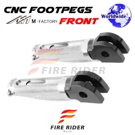 Aarfpfg25bkpolesicl722007 Fireriderworld Cnc Silver Rider Foot Pegs Shinobi For Ducati Multistrada 1260 /s 18 19 20 Aarfpfg25bkpolesicl722007 Fireriderworld Cnc Silver Rider Foot Pegs Shinobi For Ducati Multistrada 1260 /s 18 19 20