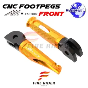 Aarfpfg40bkpolegdcl722005 Fireriderworld Cnc Gold Rider Foot Pegs Shinobi For Kawasaki Ninja 1000 Sx 20 21 22