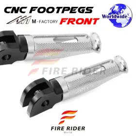 Aarfpfg41bkpolesicl722002a Fireriderworld Cnc Silver Rider Foot Pegs Shinobi For Kawasaki Zr 750 Zephyr 91 92 93 94 95 96