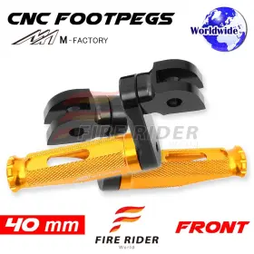 Aarfpfg4440mbkmfpgdcl722004 Fireriderworld 40mm Adjustable Gold Rider Foot Pegs Shinobi For Z300 16 17 18 Aarfpfg4440mbkmfpgdcl722004 Fireriderworld 40mm Adjustable Gold Rider Foot Pegs Shinobi For Z300 16 17 18
