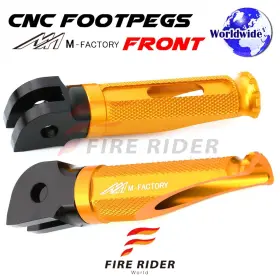 Aarfpfg72bkpolegdcl722002 Fireriderworld Cnc Gold Rider Foot Pegs Shinobi For Suzuki Gsxr 600 97 98 99 00