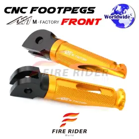 Aarfpfg73bkpolegdcl722001a Fireriderworld Cnc Gold Rider Foot Pegs Shinobi For Suzuki Gsf 1200 Bandit 96 97 98 99 00 01 02