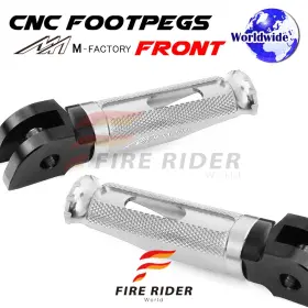 Aarfpfg80bkpolesicl722003b Fireriderworld Cnc Silver Rider Foot Pegs Shinobi For Triumph Trophy 900 96 97 98 99 00 01 02