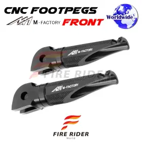 Aarfpfg89bkpolebkcl722002 Fireriderworld Cnc Black Rider Foot Pegs Shinobi For Triumph Thruxton R 16 17 18 19