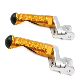 Clcrfpfg02m25simprogdcc7w006 Fireriderworld Mpro 1 Inch Riser Gold Front Foot Pegs For Pegaso 650 05-07 08 09 10 11 12