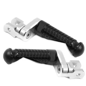 Clcrfpfg04m25simprobkcc7w019 Fireriderworld Mpro 1 Inch Riser Black Front Foot Pegs For R 1200 06-12 13 14 15 16 17 18