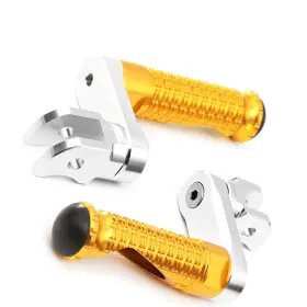Clcrfpfg05m40simprogdcc7w024 Fireriderworld Mpro 1.5 Inch Riser Gold Front Foot Pegs For Bmw R 1200 St 03 04 05 06 07