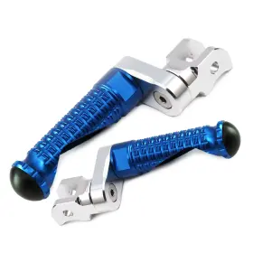 Clcrfpfg12m25simprobucc7w048 Fireriderworld Mpro 1 Inch Riser Blue Front Foot Pegs For Buell Xb12r Firebolt 04