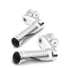 Clcrfpfg13m40simprosicc7w049 Fireriderworld Mpro 1.5 Inch Riser Silver Front Foot Pegs For Buell Xb12s Lightning 04