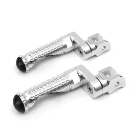 Clcrfpfg15dm25simprosicc7w061 Fireriderworld Mpro 1 Inch Riser Silver Front Foot Pegs For Monster 696/796 08-14 15 16 17