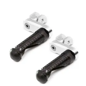 Clcrfpfg15m40simprobkcc7w069 Fireriderworld Mpro 1.5 Inch Riser Black Front Foot Pegs For Multistrada 620 All Year