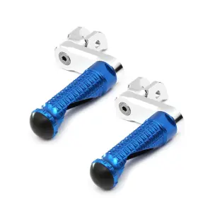 Clcrfpfg15m40simprobucc7w069 Fireriderworld Mpro 1.5 Inch Riser Blue Front Foot Pegs For Ducati Multistrada 620 All Year