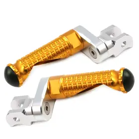 Clcrfpfg16m25simprogdcc7w070 Fireriderworld Mpro 1 Inch Riser Gold Front Foot Pegs For Ducati Sport 1000 /s/bp All Year