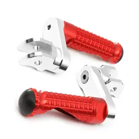 Clcrfpfg20m40simprordcc7w083 Fireriderworld Mpro 1.5 Inch Riser Red Front Foot Pegs For Ducati 996 /s/r All Year