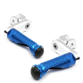 Clcrfpfg25m40simprobucc7w120 Fireriderworld Mpro 1.5 Inch Riser Blue Front Foot Pegs For Multistrada 1260 /s 18 19 20