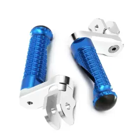 Clcrfpfg26m40simprobucc7w127 Fireriderworld Mpro 1.5 Inch Riser Blue Front Foot Pegs For Dyna 10 11 12 13 14 15 16 17